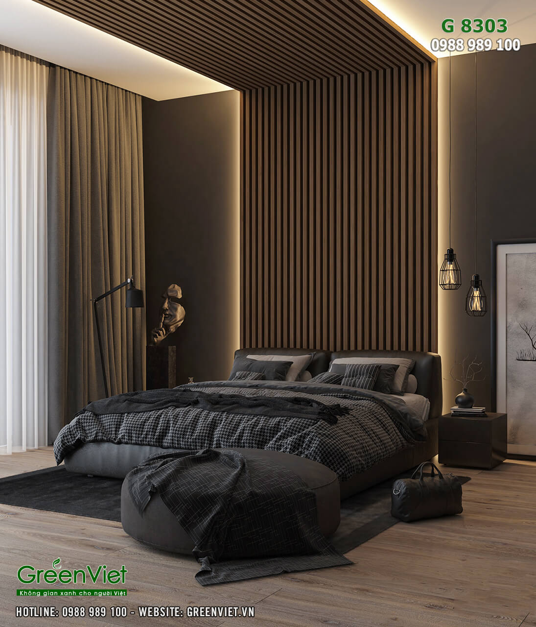 Hình ảnh: Bộ giường ngủ cao cấp với các món đồ nhập khẩu cao câps